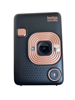 Fujifilm instax mini LiPlay Black with Rose Gold Accents